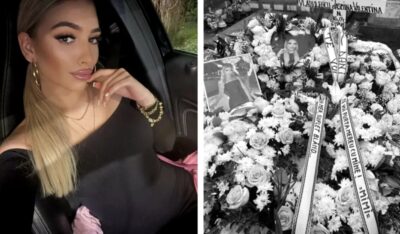 Imagini SFÂȘIETOARE de la mormântul Jasminei, tânăra moartă în tragicul accident din București… Ce au făcut prietenii ei te lasă FĂRĂ CUVINTE