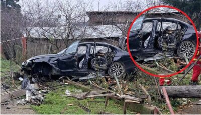 Dezastru pe șosea! Ce a făcut un șofer de BMW după ce a pierdut controlul volanului