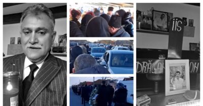Imagini sfâșietoare la înmormântarea lui Ion Drăgan! Ce a apărut în curtea casei artistului