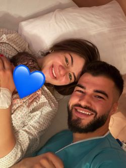Momente dramatice pentru Iancu Sterp în sala de nașteri. Denisa a urlat de durere, iar el a fost la un pas să leșine
