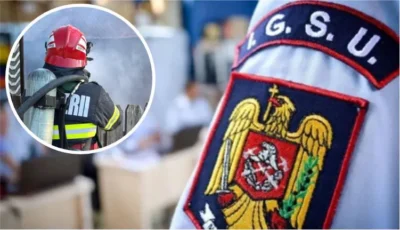 Greșeala uriașă a unui pompier din Brăila! A ajuns la spital cu arsuri grave după ce a vrut să aprindă focul