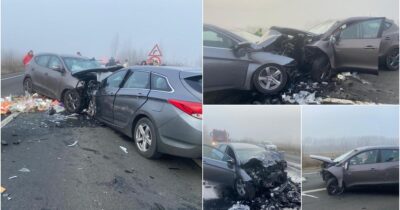 Tragedie pe șosea în Hunedoara! Un șofer a murit pe loc după un impact devastator cu o altă mașină