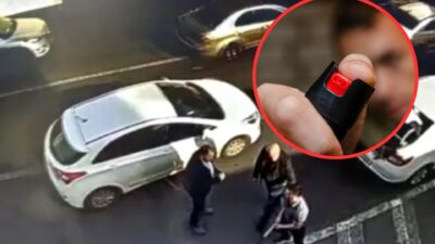 Clipe de groază pentru o fetiță de 3 ani și tatăl ei! Au fost atacați cu sălbăticie în trafic, motivul e ireal