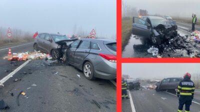 Tragedie pe șoselele din România. Un șofer a murit pe loc după un impact devastator, traficul este paralizat