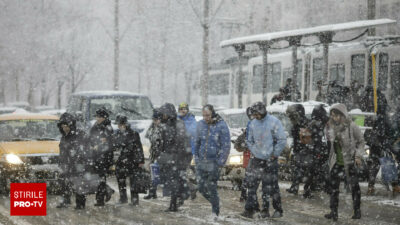 Iadul alb se dezlănțuie în România. Temperaturile scad drastic, ce ne așteaptă în orele următoare