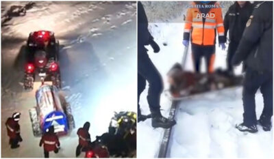 Iadul alb s-a dezlănțuit în România. Drumuri blocate, oameni izolați și temperaturi de coșmar