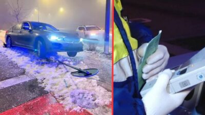 HAOS în trafic! O tânără de 20 de ani a băut enorm și a făcut praf mașina. Ce alcoolemie avea! Poliția a reținut-o