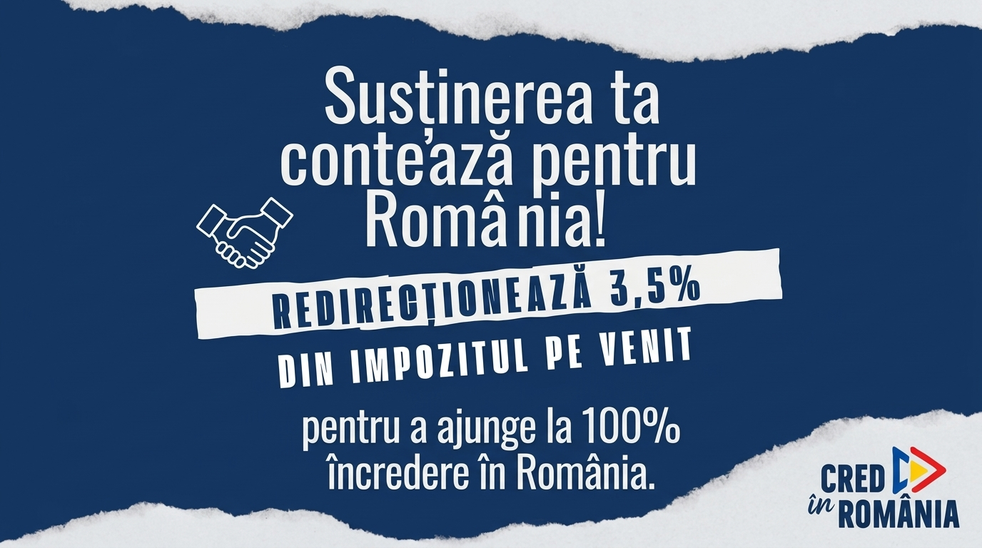 Cum poți redirecționa o parte din impozit pentru a face România mai bună?