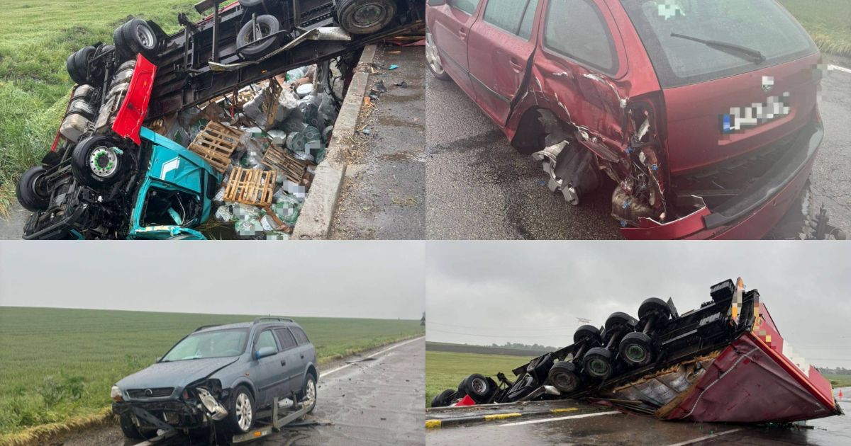 Tragedie pe DN21! Un șofer de TIR a murit pe loc după impactul cu două mașini. Ce au găsit polițiștii