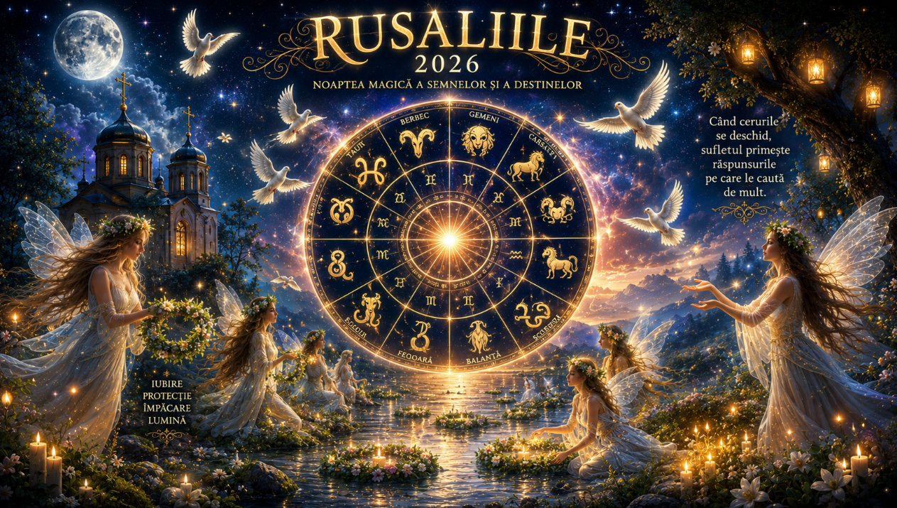 Horoscop Rusalii 2026. Ce se întâmplă în noaptea de sâmbătă spre duminică: Zodiile care primesc mesaje divine!
