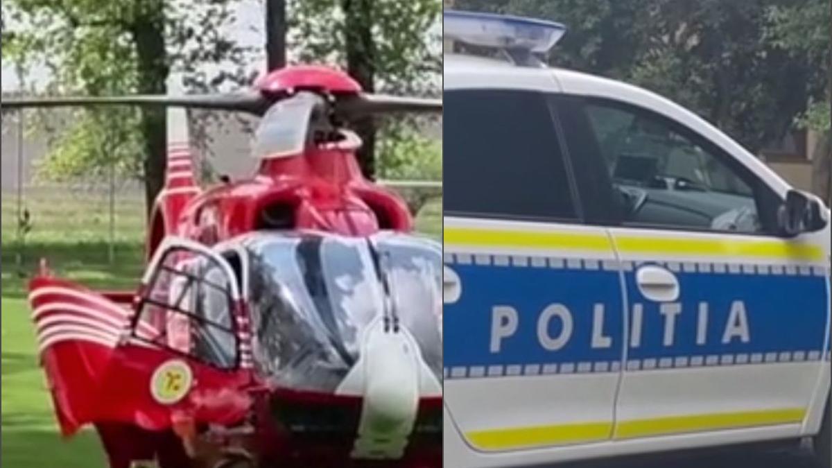 Ce a scos din ghiozdan un elev de clasa a 5-a din Arad. Colegul său a fost preluat de urgență cu elicopterul SMURD