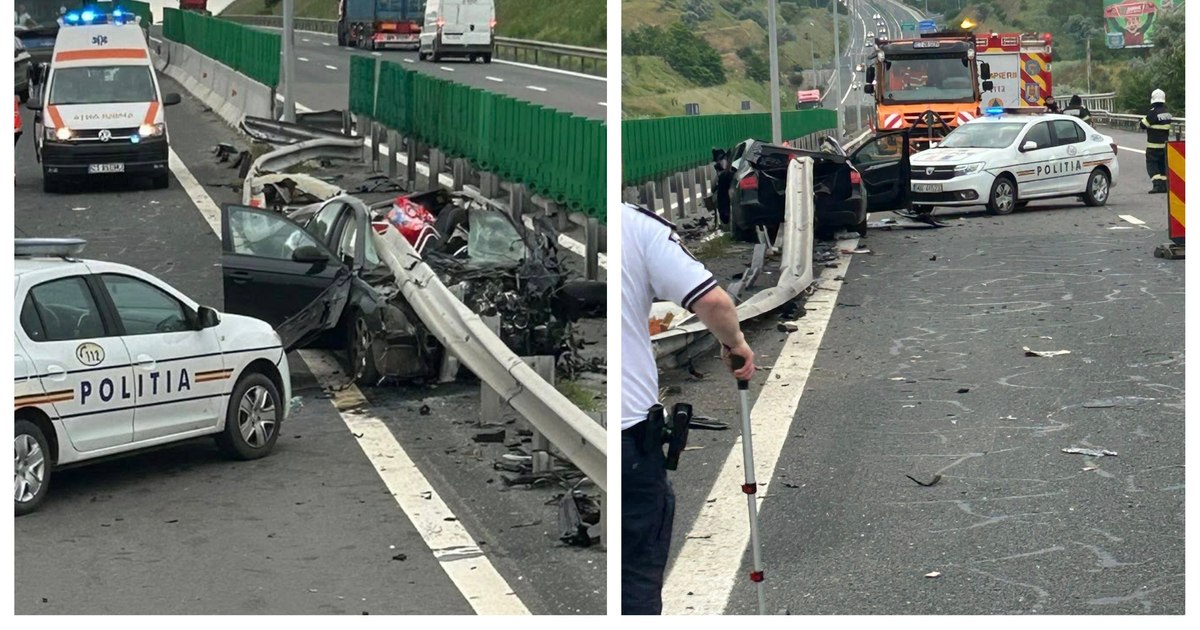 Clipe de coșmar pe Autostrada Soarelui! Elicopterul SMURD a preluat o fetiță de …