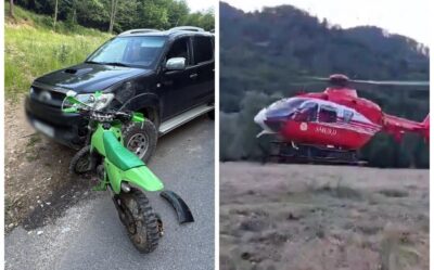 Tragedie la 13 ani! Un copil a fost luat cu elicopterul SMURD după ce a intrat cu …