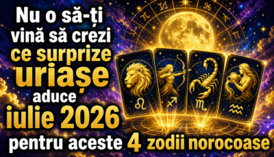 Nu o să-ți vină să crezi ce surprize uriașe aduce iulie 2026 pentru aceste 4 zodii norocoase