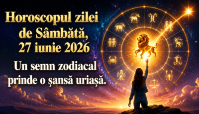 Horoscopul zilei de Sâmbătă, 27 iunie 2026. Un semn zodiacal prinde o șansă uriașă