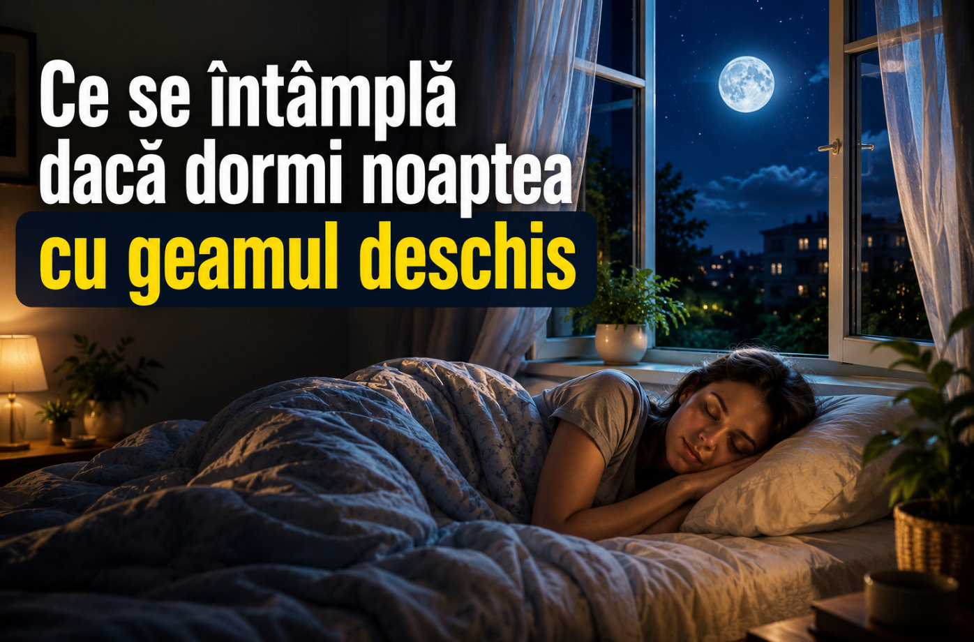 Greșeala uriașă pe care o faci când dormi cu geamul deschis! Ce se întâmplă în corpul tău în fiecare noapte
