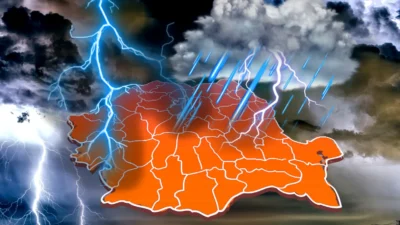 România, lovită de fenomene extreme! Ploi torențiale și grindină în mai multe județe. Ce se întâmplă