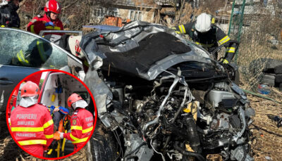 O tânără de 25 de ani s-a răsturnat cu mașina. Detaliul incredibil aflat de polițiști la testare