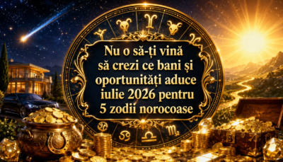 Nu o să-ți vină să crezi ce bani și oportunități aduce iulie 2026 pentru 5 zodii norocoase