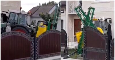 Un primar din Botoșani a făcut prăpăd cu tractorul! A spulberat un tânăr și s-a oprit direct în …