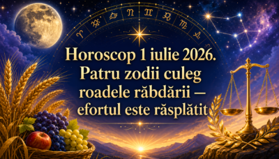 Horoscop 1 iulie 2026. Patru zodii culeg roadele răbdării — efortul este răsplătit