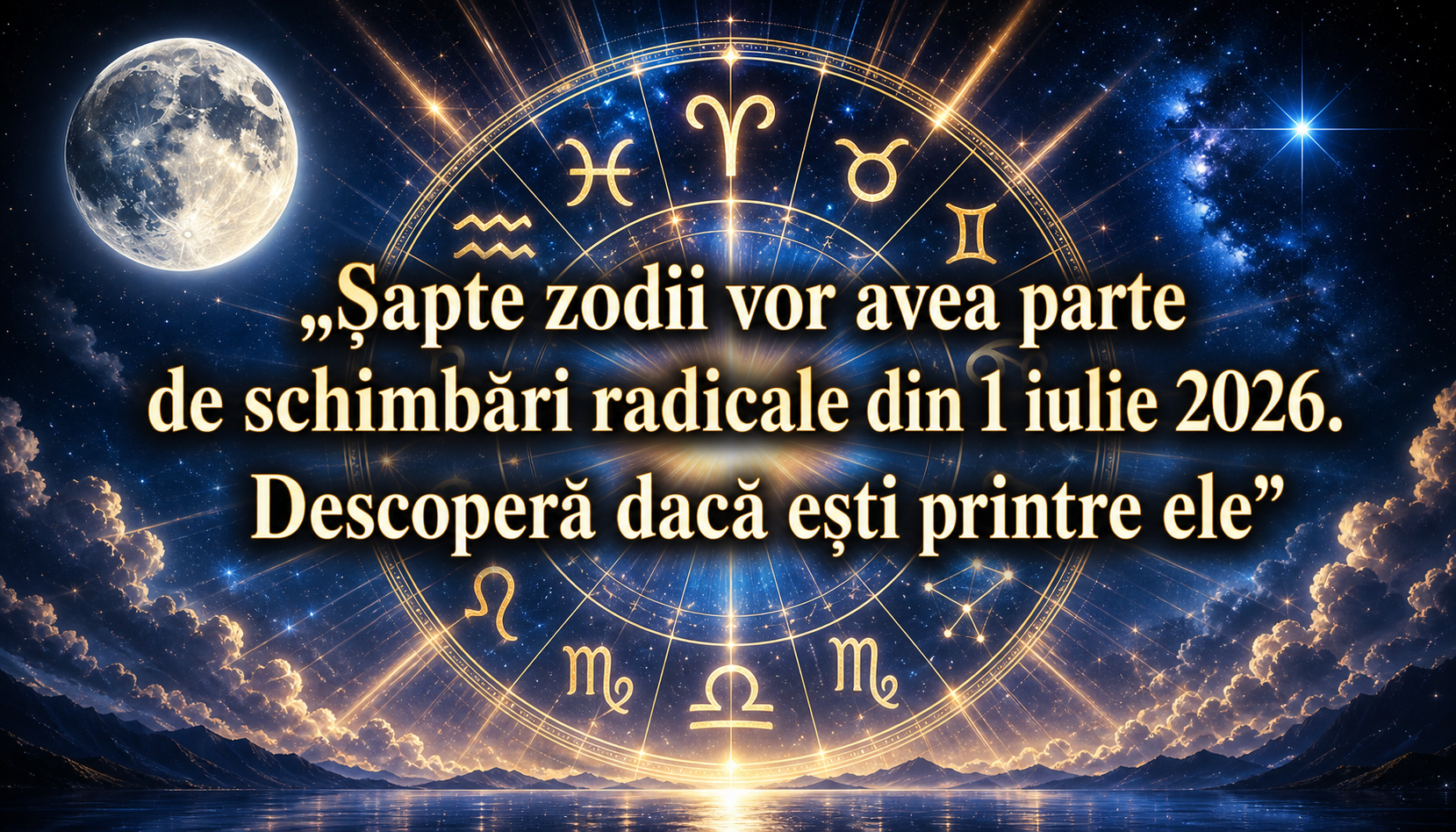 Șapte zodii vor avea parte de schimbări radicale din 1 iulie 2026. Descoperă dacă ești printre ele