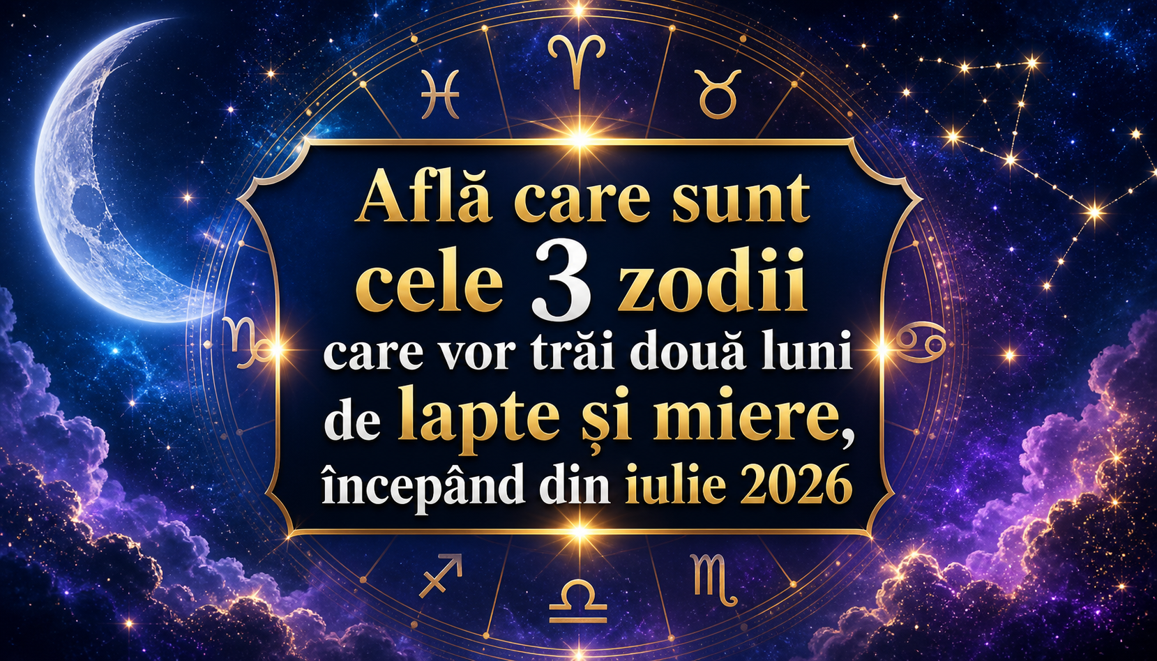 Află care sunt cele 3 zodii care vor trăi două luni de lapte și miere, începând din iulie 2026