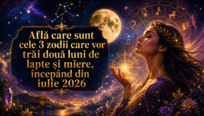 Află care sunt cele 3 zodii care vor trăi două luni de lapte și miere, începând din iulie 2026