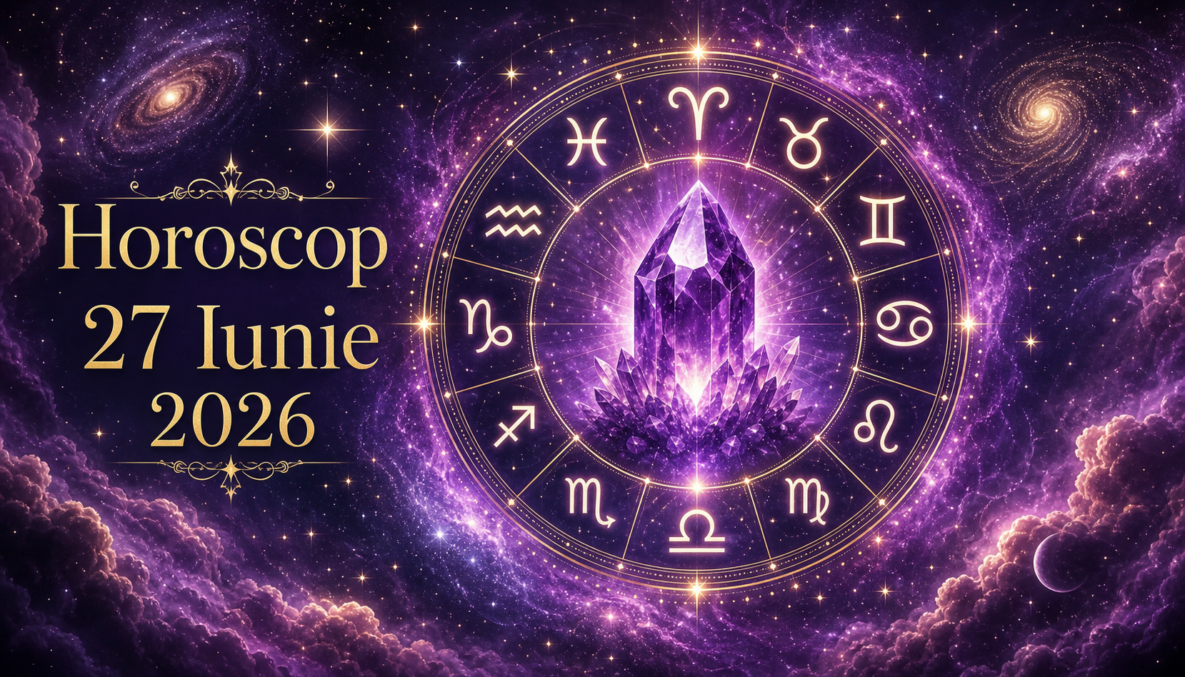 Horoscopul zilei de Sâmbătă, 27 iunie 2026. Astrele dezvăluie un secret cosmic pentru o zodie norocoasă
