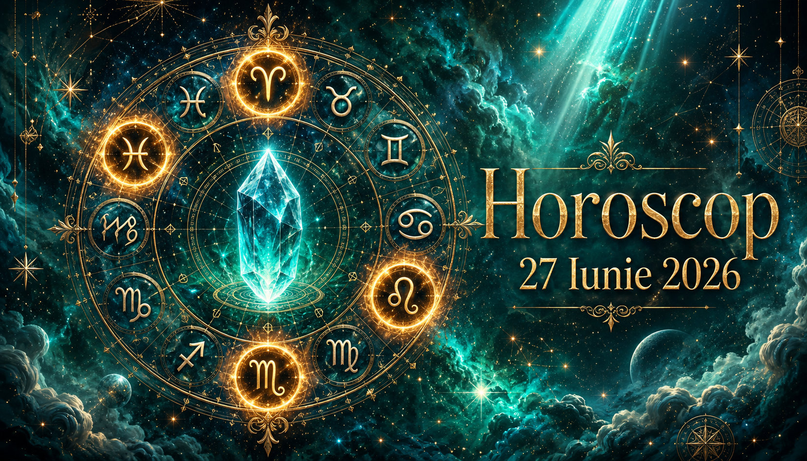 Horoscopul zilei de Sâmbătă, 27 iunie 2026. Patru zodii intră într-o săptămână de foc și transformare totală