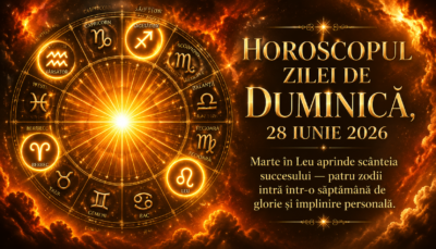 Horoscopul zilei de Duminică, 28 iunie 2026. Marte în Leu aprinde scânteia succesului — patru zodii intră într-o săptămână de glorie și împlinire personală