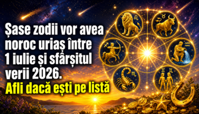 Șase zodii vor avea noroc uriaș între 1 iulie și sfârșitul verii 2026. Afli dacă ești pe listă
