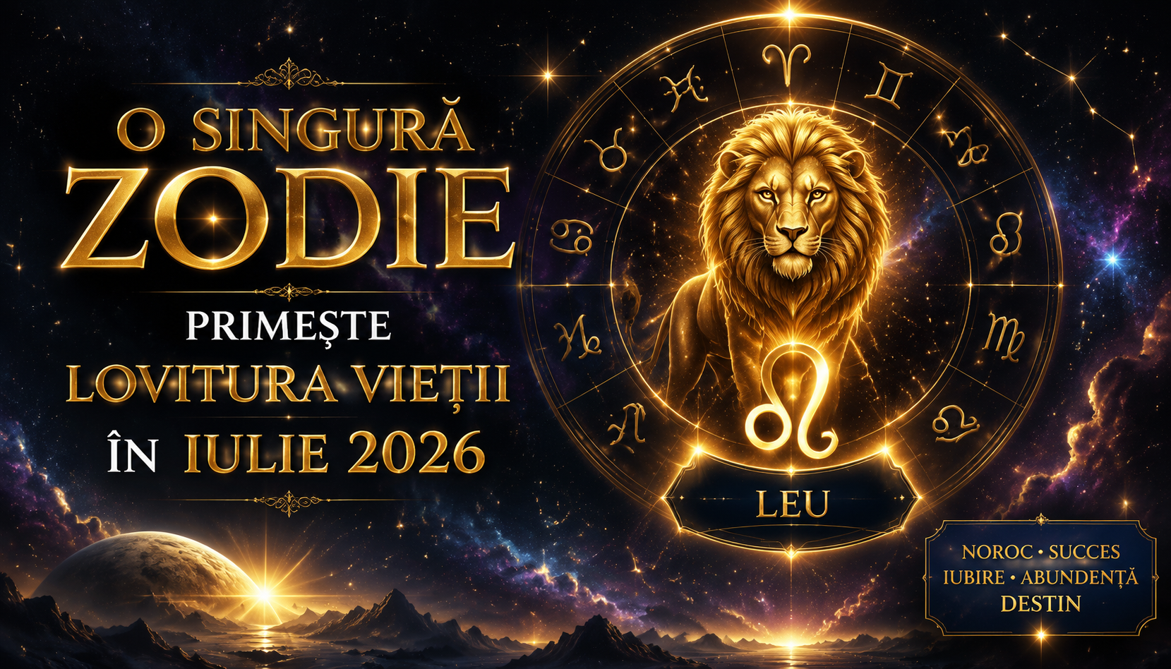 O singură zodie primește lovitura vieții în iulie 2026 — avere și succes peste noapte. Află dacă ești tu