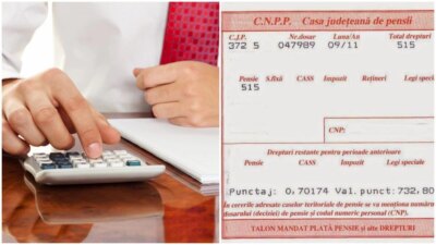 Câți bani îți intră efectiv în cont dacă ai pensia peste 3.000 de lei. Formula exactă de calcul