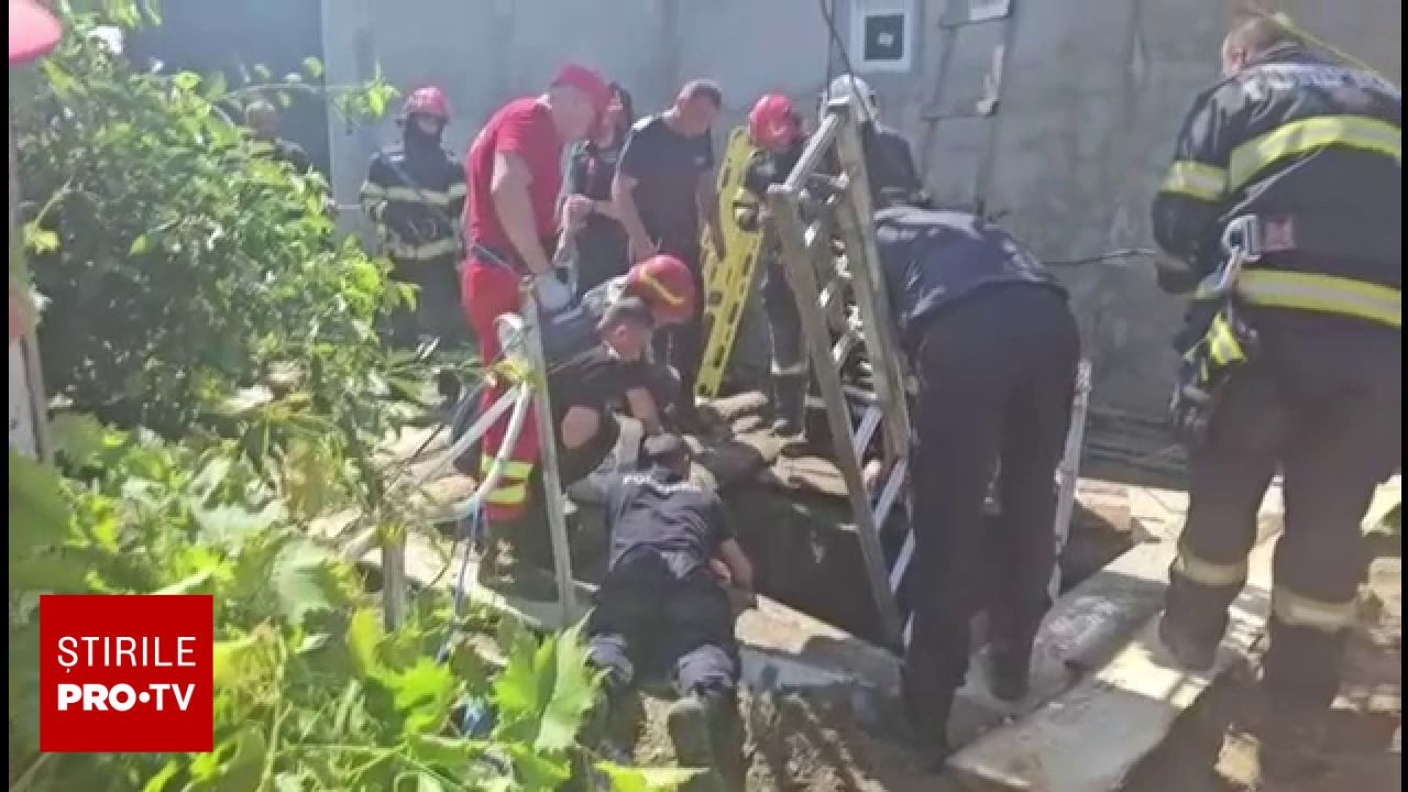 Momente de coșmar pentru o mamă din Vrancea! Fiica de 8 ani a căzut într-o …