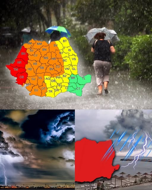 Codul roșu ANM se extinde! Ce zone sunt lovite de urgie și când…