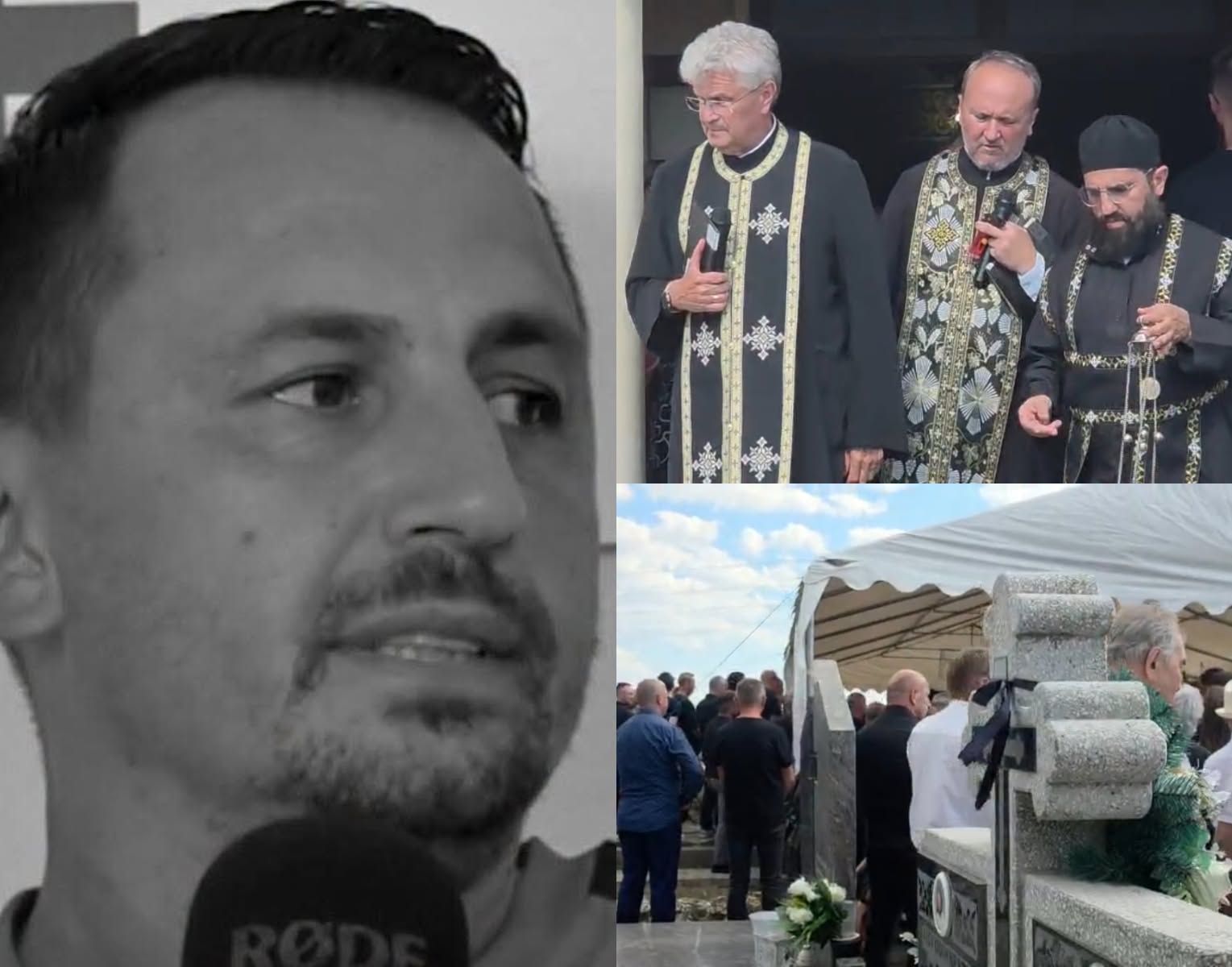 Imagini SFÂȘIETOARE de la înmormântarea lui Radu Mărginean! La cimitir au apărut și…