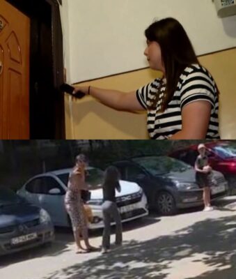 Ce a pățit mama care și-a agresat fetița în plină stradă. Tatăl a lăsat totul în Dubai și a venit acasă!
