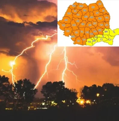Prăpăd în București! Cerul s-a rupt deasupra Capitalei: Ce trebuie să faci imediat dacă ești afară