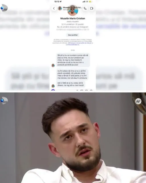 Situație tensionată într-o emisiune TV. Un concurent dă explicații după ce mesaje controversate au fost făcute publice