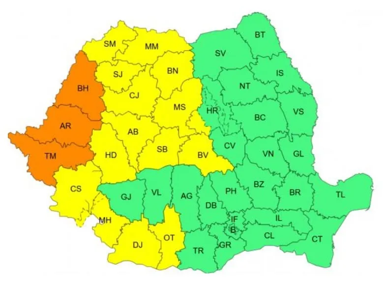 Val de căldură extremă în România. ANM anunță coduri de caniculă și disconfort termic accentuat