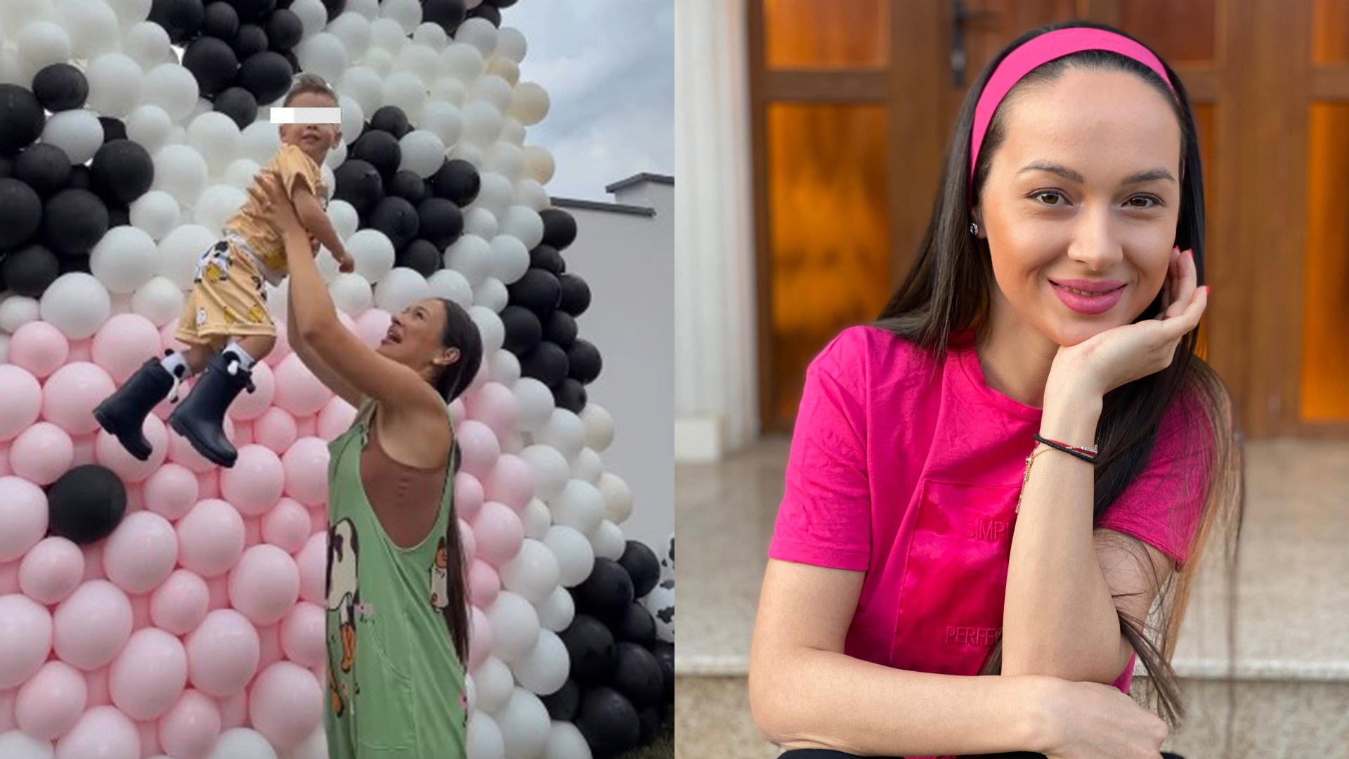 Imagini din vila Vlăduței Lupău! Petrecere de lux pentru fiul ei: Ce festin a pregătit artista în curtea din Cluj