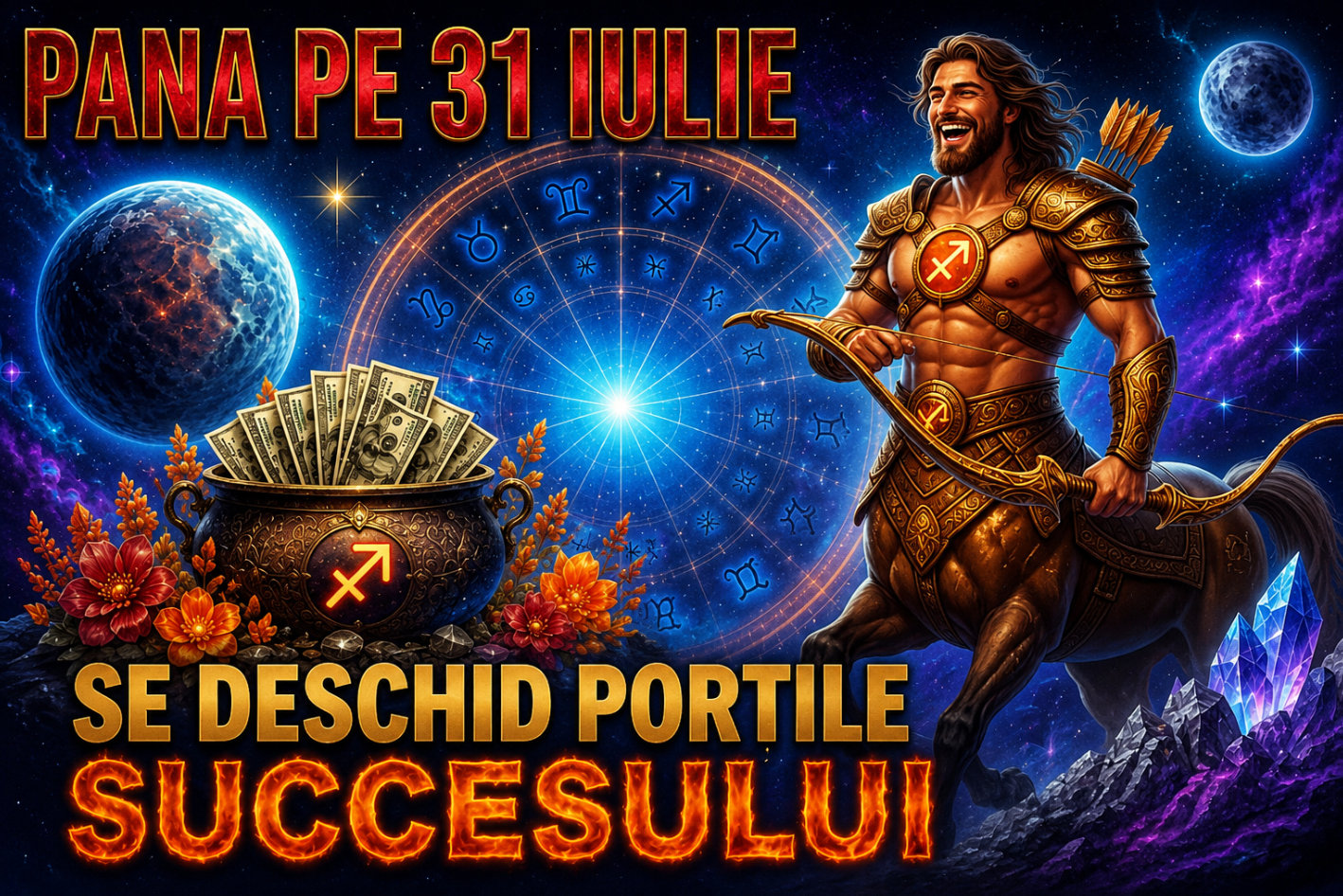 Bani și succes pentru 5 zodii până pe 31 iulie! Universul schimbă destinul acestor nativi, cine dă lovitura neașteptat