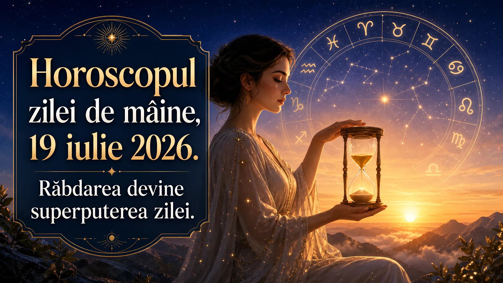 Horoscopul zilei de mâine, 19 iulie 2026. Răbdarea devine superputerea zilei