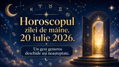 Horoscopul zilei de mâine, 20 iulie 2026. Un gest generos deschide uși neașteptate