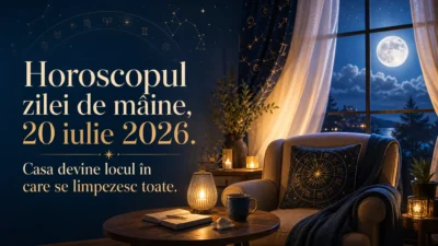 Horoscopul zilei de mâine, 20 iulie 2026. Casa devine locul în care se limpezesc toate