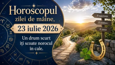 Horoscopul zilei de mâine, 23 iulie 2026. Un drum scurt îți scoate norocul în cale