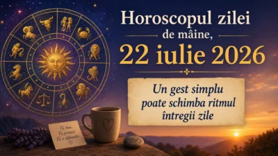 Horoscopul zilei de mâine, 22 iulie 2026. Un gest simplu poate schimba ritmul întregii zile