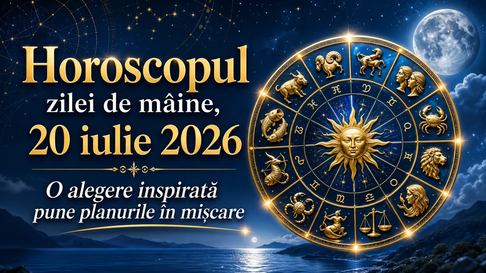 Horoscopul zilei de mâine, 20 iulie 2026. O alegere inspirată pune planurile în mișcare