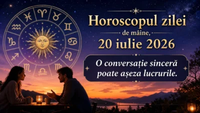 Horoscopul zilei de mâine, 20 iulie 2026. O conversație sinceră poate așeza lucrurile